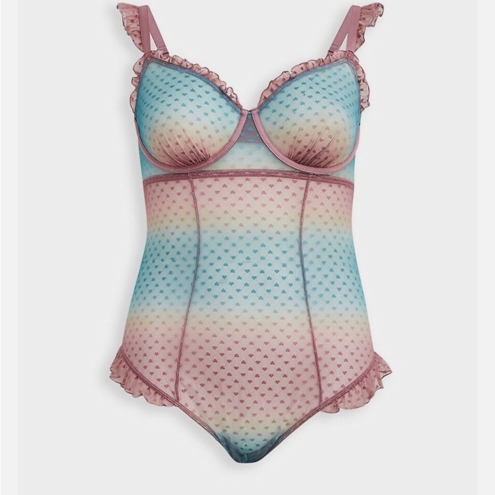Torrid Intimate Lingerie Thong Bodysuit Size 4 4x 26/28